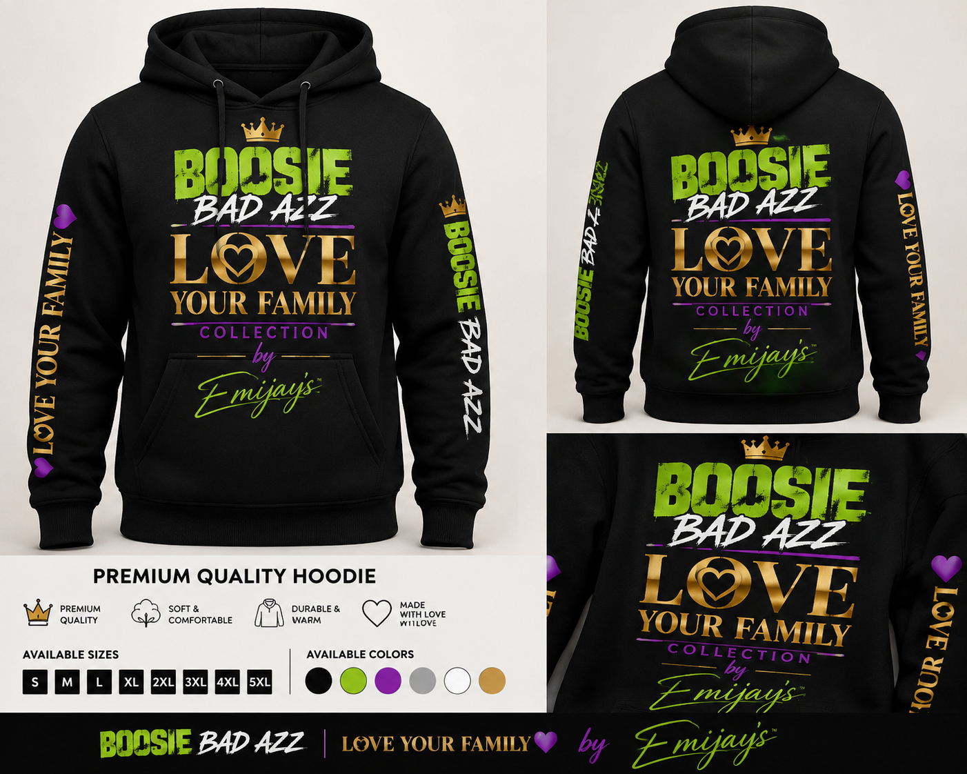 Boosie BadAzz Love Your Family Hoodie