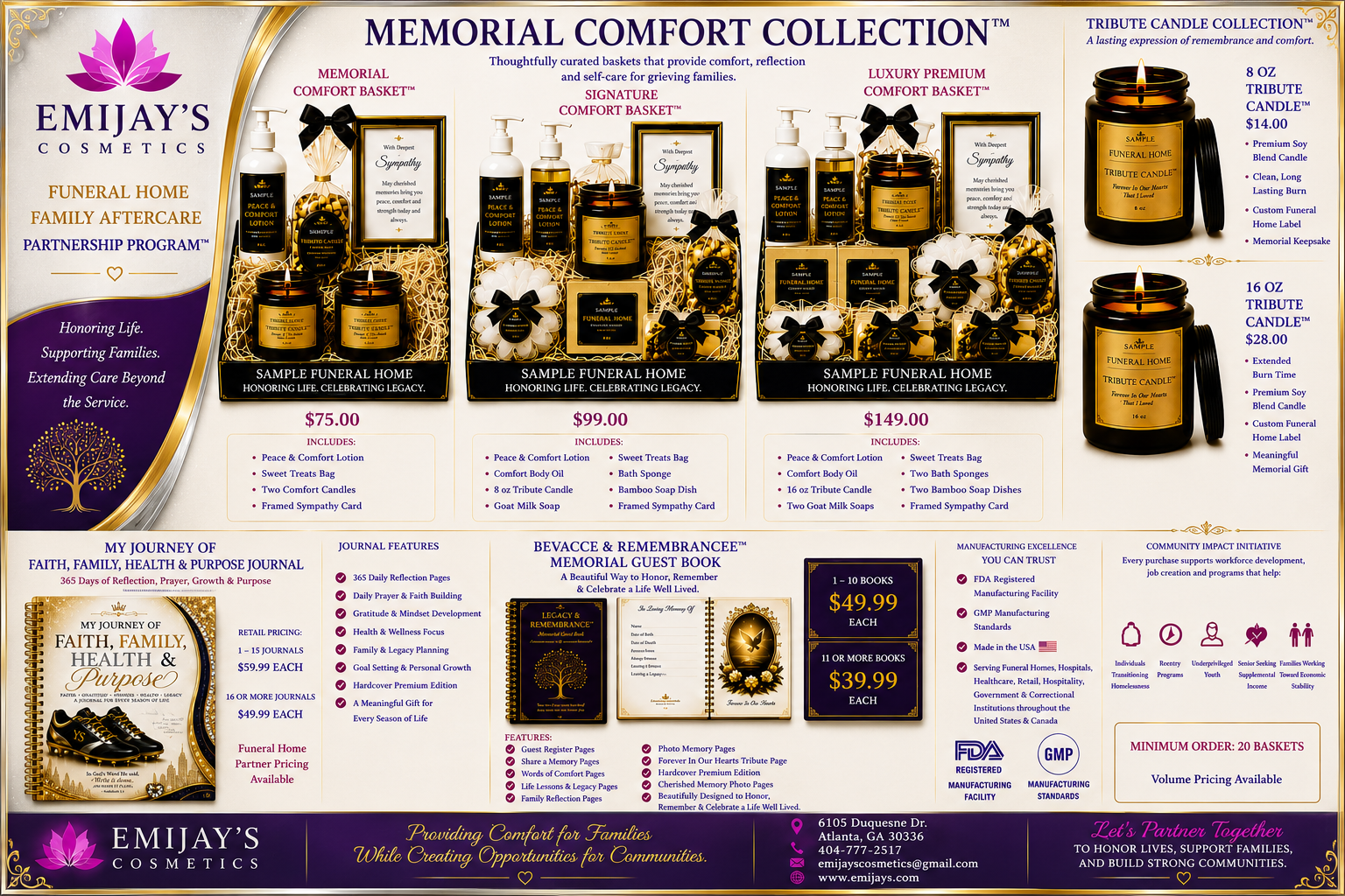Memorial Comfort Basket